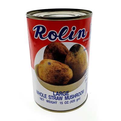 Rolin Brand Large Whole Straw Mushroom 425g